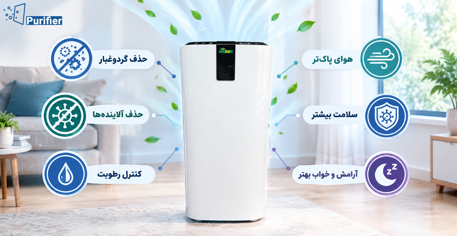 مزیت دستگاه تصفیه هوا چیست؟