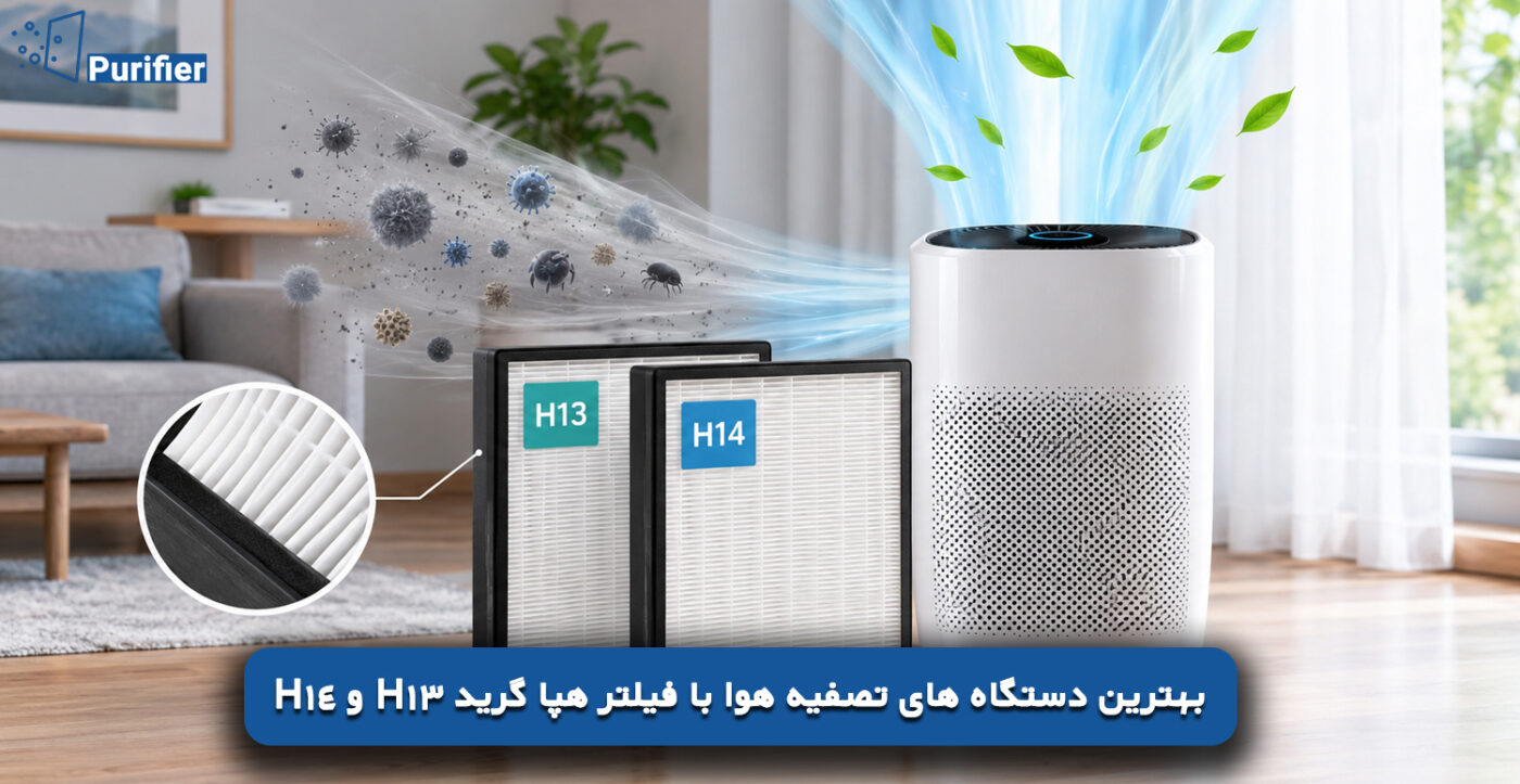 بهترین دستگاه های تصفیه هوا با فیلتر هپا گرید H13 و H14