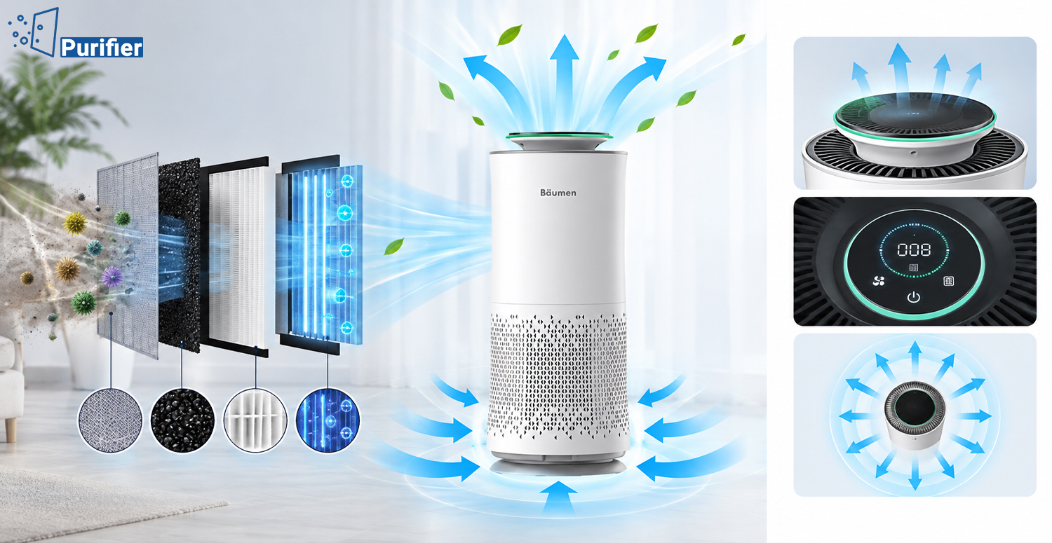 مدل اقتصادی تصفیه هوا بویمن مدل Z400-A
